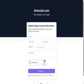 Скриншот главной страницы сайта avtoclub.com