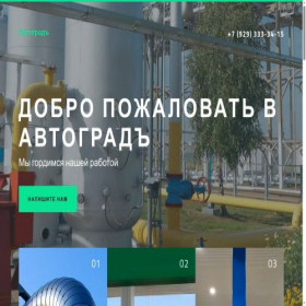 Скриншот главной страницы сайта avtograd124.ru