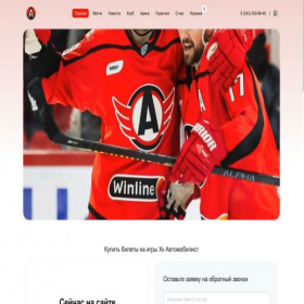 Скриншот главной страницы сайта avtomobilist-ticket.ru