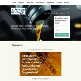 Скриншот главной страницы сайта avtozip.pro