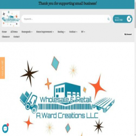 Скриншот главной страницы сайта awardcreationsindy.com