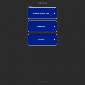 Скриншот главной страницы сайта axedo.co