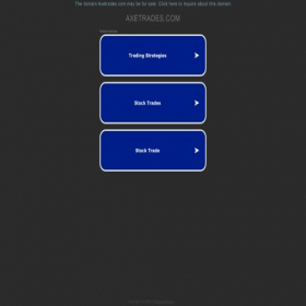 Скриншот главной страницы сайта axetrades.com