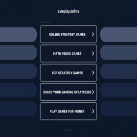 Скриншот главной страницы сайта axieplay.online
