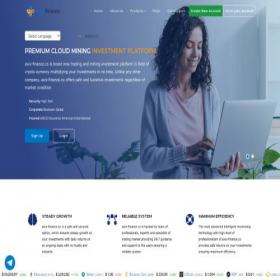 Скриншот главной страницы сайта axix-finance.co