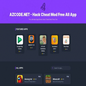 Скриншот главной страницы сайта azcode.net