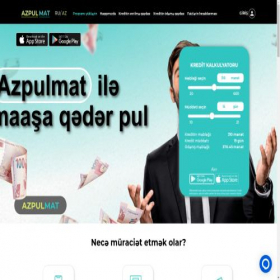 Скриншот главной страницы сайта azpul.az