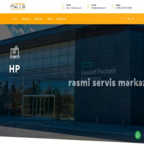 Скриншот главной страницы сайта aztsbaku.com