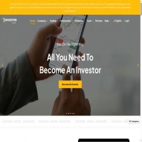Скриншот главной страницы сайта b-investor.com