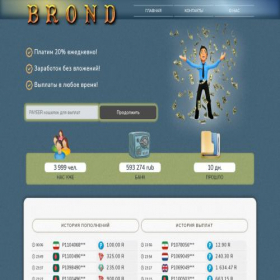 Скриншот главной страницы сайта b1.brond.biz