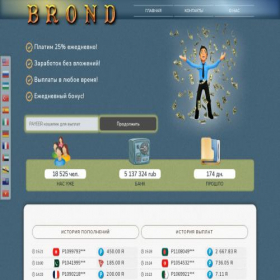 Скриншот главной страницы сайта b2.brond.biz