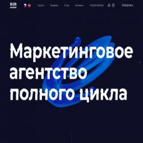 Скриншот главной страницы сайта b2bmarket24.ru