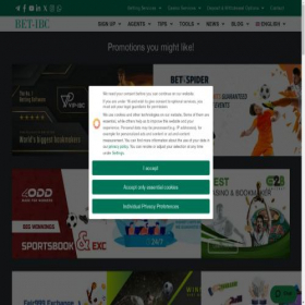 Скриншот главной страницы сайта b3t-ibc.com