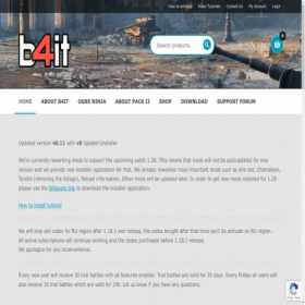 Скриншот главной страницы сайта b4it.org