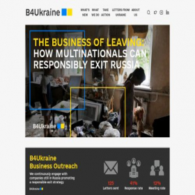 Скриншот главной страницы сайта b4ukraine.org
