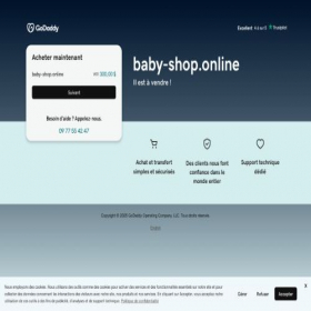 Скриншот главной страницы сайта baby-shop.online