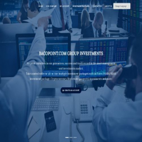Скриншот главной страницы сайта bacopoint.com