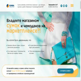 Скриншот главной страницы сайта bags-cn.ru