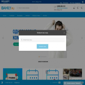 Скриншот главной страницы сайта bahily.ru