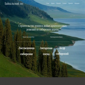 Скриншот главной страницы сайта baikalskiiles.ru