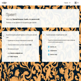 Скриншот главной страницы сайта balashov.info