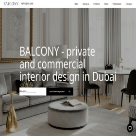 Скриншот главной страницы сайта balconstudio.com
