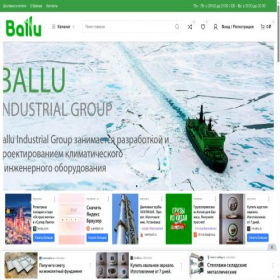 Скриншот главной страницы сайта ballurussia.ru