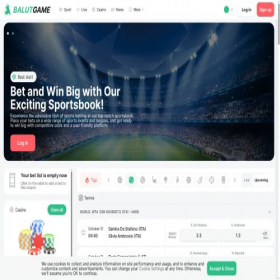 Скриншот главной страницы сайта balutgame.com