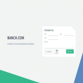 Скриншот главной страницы сайта banch.com