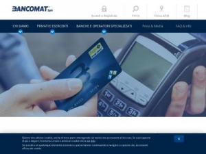 Скриншот главной страницы сайта bancomat.com