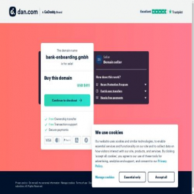 Скриншот главной страницы сайта bank-onboarding.gmbh