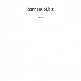 Скриншот главной страницы сайта bannerslot.biz