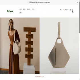 Скриншот главной страницы сайта barbouroutlet.store