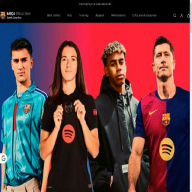 Скриншот главной страницы сайта barcelona-outlets.shop