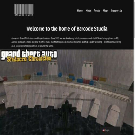 Скриншот главной страницы сайта barcode-studia.ru