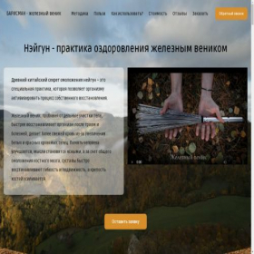 Скриншот главной страницы сайта barisman.ru