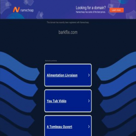 Скриншот главной страницы сайта barkflix.com