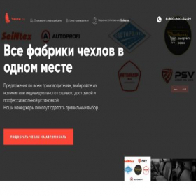 Скриншот главной страницы сайта barnaul.chekhly.ru