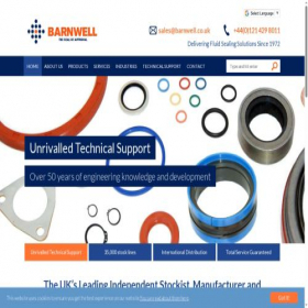 Скриншот главной страницы сайта barnwell.co.uk