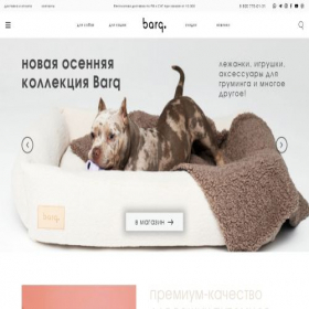 Скриншот главной страницы сайта barq.ru