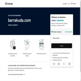 Скриншот главной страницы сайта barrakuda.com