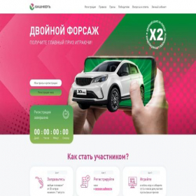 Скриншот главной страницы сайта bashneft.promo