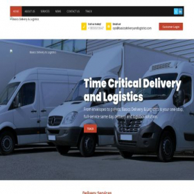Скриншот главной страницы сайта basicsdeliveryandlogistics.com