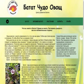 Скриншот главной страницы сайта batatchudo.com