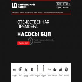 Скриншот главной страницы сайта bavemz.ru