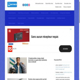 Скриншот главной страницы сайта baxtiyor.uz