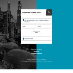 Скриншот главной страницы сайта baybridge-advisors.com