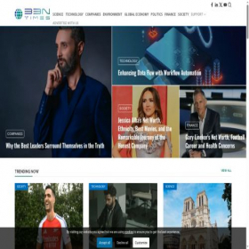 Скриншот главной страницы сайта bbntimes.com