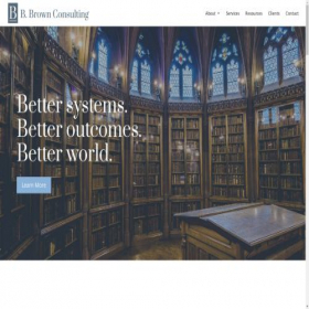Скриншот главной страницы сайта bbrownconsulting.com