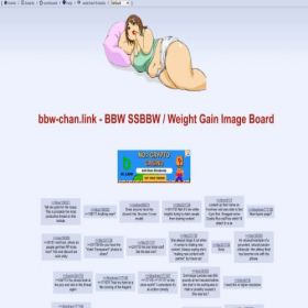 Скриншот главной страницы сайта bbw-chan.link